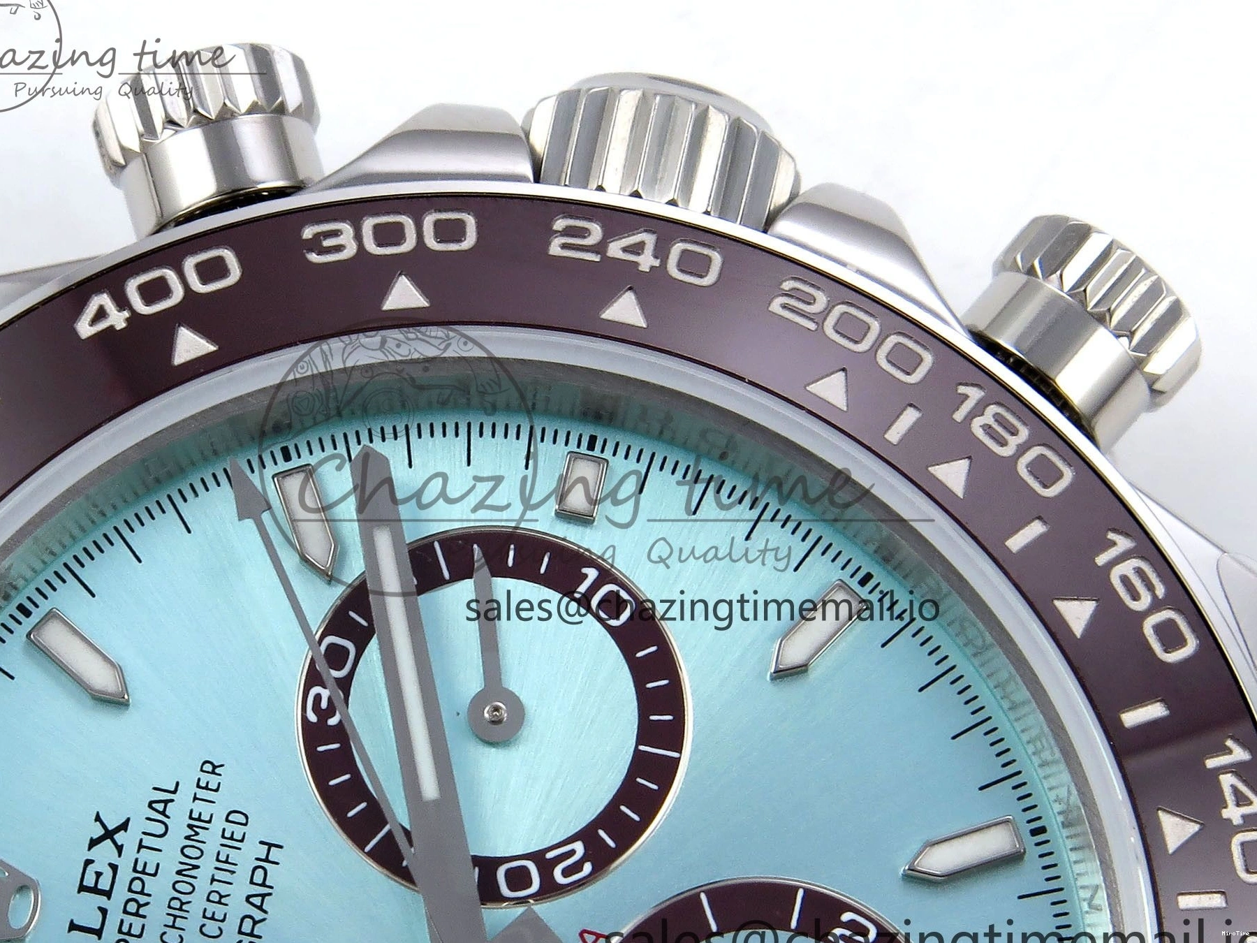 MiroTime 0303 Daytona 126506 QF 1:1 Best Edition Ice Blue Dial Lume Marker on SS YG Braclet SH4131 V TopPick 1272